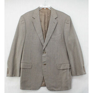 VTG Ermenegildo Zegna Blazer Men's 44R Multicolor Wool Silk Weave Sport Jacket